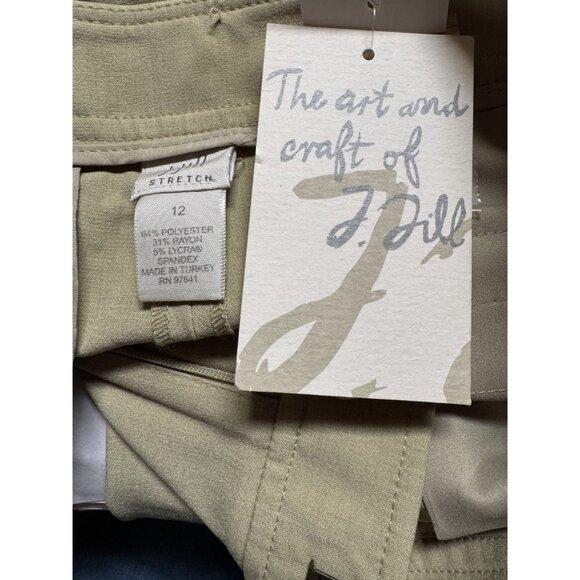 J. Jill Womens Stretch Khaki Straight-Leg Pants Size 12 - Picture 12 of 16